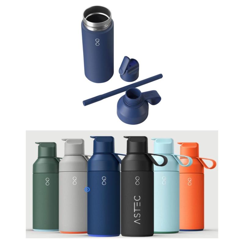 Botella de Agua de 500 ml con Aislamiento al Vacío Ocean Bottle GO