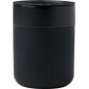 330 ml Ceramic Thermal Cup with Silicone Packaging and Plastic Lid Java