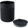 Vaso Térmico de Cerámica de 330 ml con Funda de Silicona y Tapa de Plástico Java