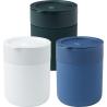 330 ml Ceramic Thermal Cup with Silicone Packaging and Plastic Lid Java