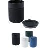 330 ml Ceramic Thermal Cup with Silicone Packaging and Plastic Lid Java