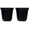 Ensemble de Tasses à Café Expresso en Acier Inoxydable avec certification RCS de 80 ml Duo