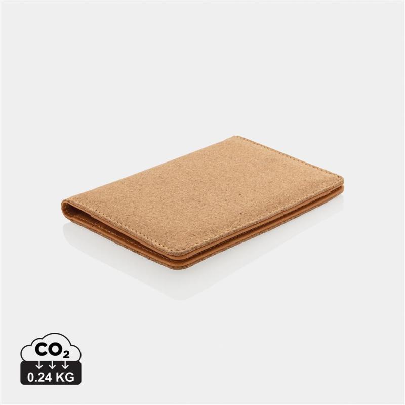Funda para Pasaporte RFID Segura de Corcho