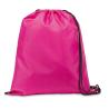 Saco tipo mochila em 210D com cordões em preto Carnaby