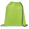 Saco tipo mochila em 210D com cordões em preto Carnaby
