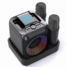 Conjunto de karaoke de plástico reciclado Singvibe RCS con micrófono doble