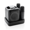 Conjunto de karaoke de plástico reciclado Singvibe RCS con micrófono doble