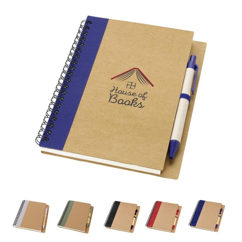 Recycled Paper Notepad with Pen Priestly