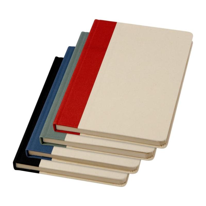Bloc-notes A5 à couverture rigide en plastique de canne à sucre Liliana