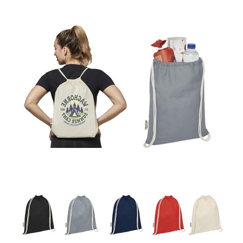 Recycled Cotton Bag GRS with 140 g/m² Cord Oregon