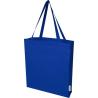 Bolsa de algodón con fuelle reciclado GRS de 140 g/m² Madras