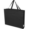 Grand sac en coton recyclé avec soufflet GRS de 220 g/m² Odessa