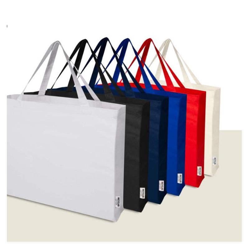Large Recycled Cotton Bag with Gusset GRS 220 gsm Odessa