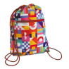 Mochila de cordão com bolso (Produção)