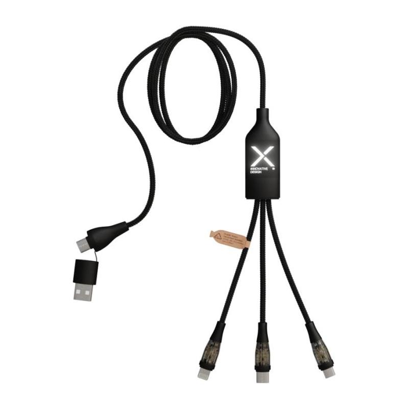 Câble de Charge Rapide 5 en 1 de 100 W / 5 A avec écran numérique C50 SCX design®