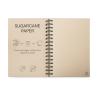 A5 ring binder notebook in sugarcane paper Proust