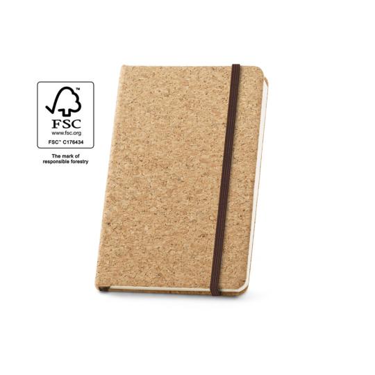 Cork pocket notebook with...