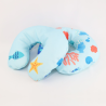 Coussin de voyage en Rpet avec flocons de remplissage (Production)
