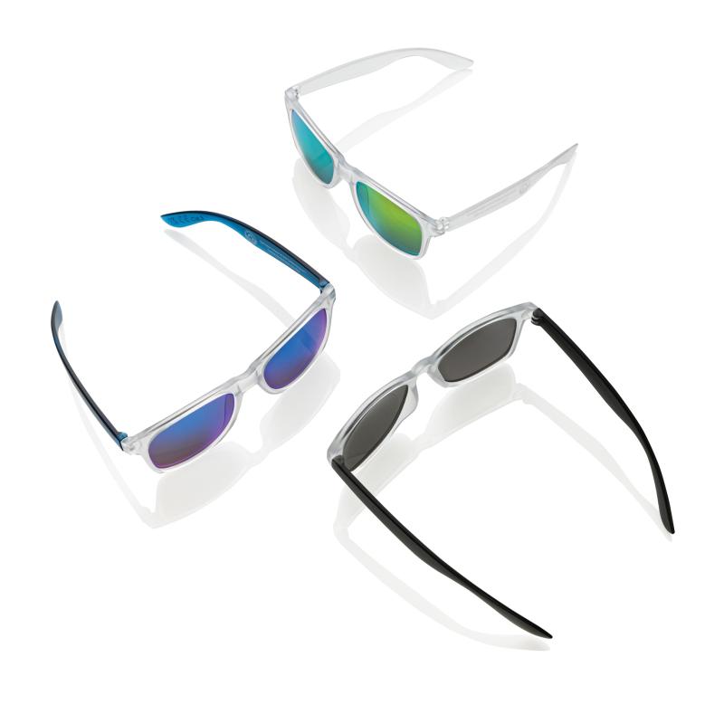 Gafas de sol con lentes espejadas de PC reciclado Gleam RCS