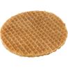 Caramel waffle cookies presented in tin William