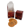 Pack de 6 biscoitos numa caixa (Produção)