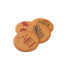 Carte personnalisée avec biscuit (Production)