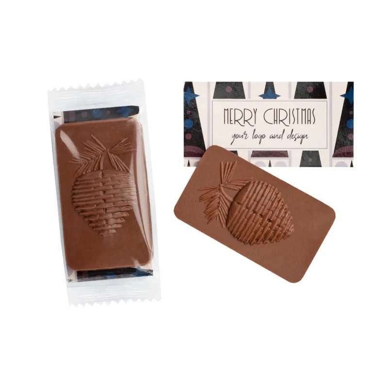 Biscoito de chocolate com cartão (Produção)