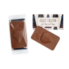 Galleta de chocolate con tarjeta (Producción)