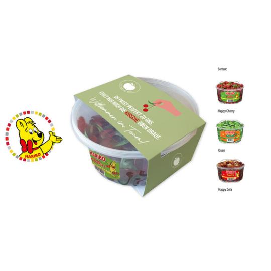 Round box with Haribo...