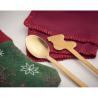Juego de cubiertos para postre de Navidad Hollyware