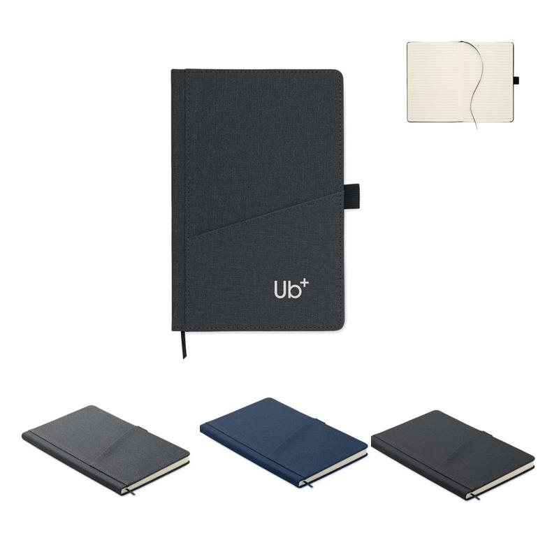 A5 notepad with hard cover Five