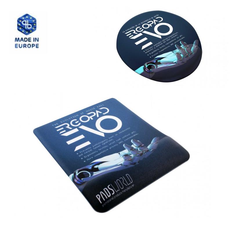 Tapis de souris avec repose-poignet ErgoPad EVO Total (Production)