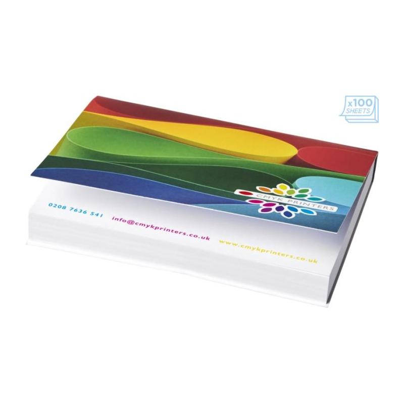 Notes adhésives à couverture souple 100x75mm Sticky-Mate® (Production)