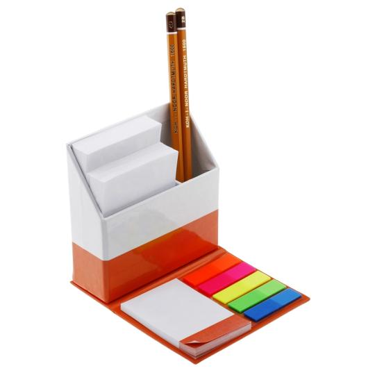 Caja rígida con hojas y...