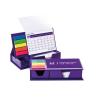 Caja rígida con hojas, post its y calendario (Producción)