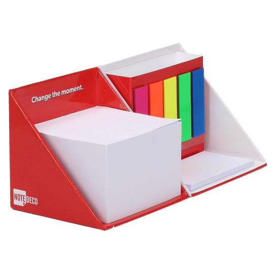 Caja rígida con hojas y...