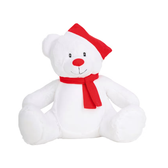 Urso de Natal de peluche...