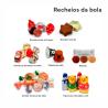 Bolas de Natal com chocolates (Produção)