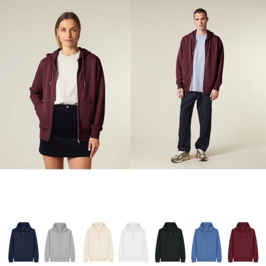 Chaqueta con capucha unisex...