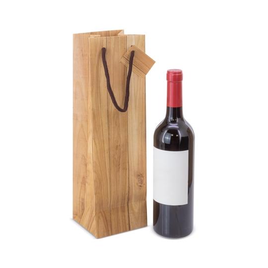 Sac en papier effet bois sapin