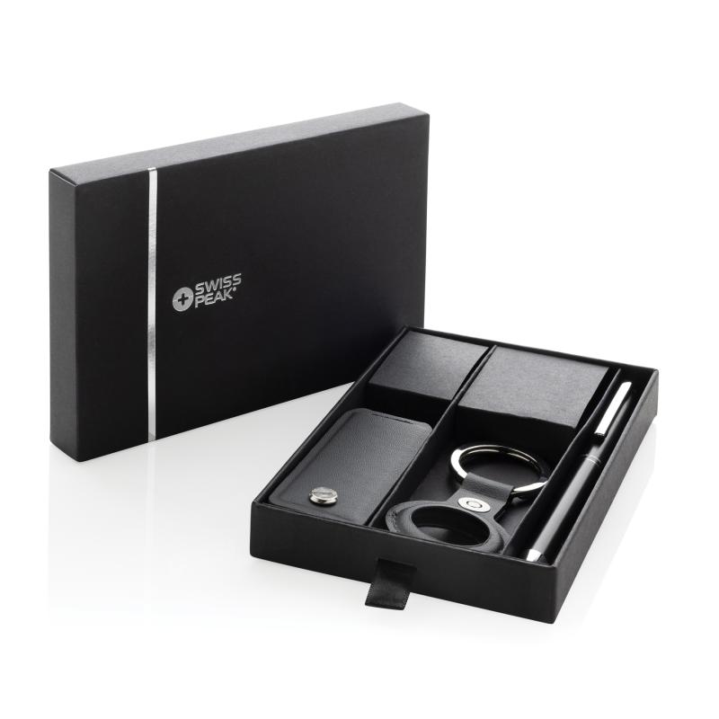 Conjunto de regalo lujoso de 3 piezas con certificación RCS rPU Tula Swiss Peak®