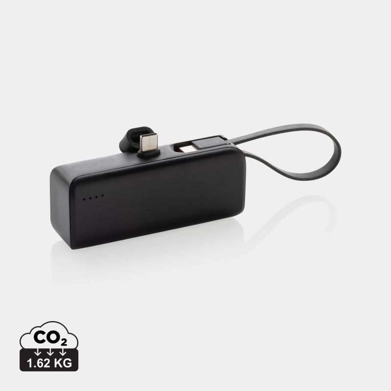 Powerlink RCS powerbank de plástico 3000 mah con conector USB C