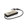 Dual-input USB hub Link RCS made of bamboo and recycled plastic