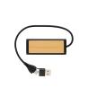 Hub à double entrée USB Link RCS en bambou et plastique recyclé