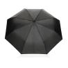Parapluie 21" AWARE™ RPET de couleur unie avec mousqueton Yara