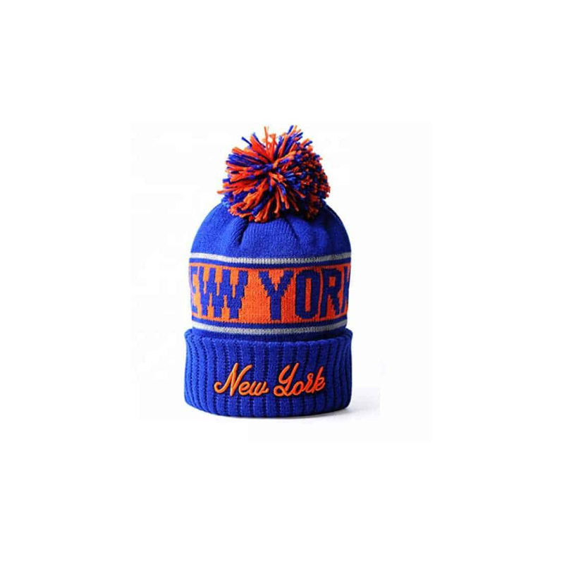 Gorro beanie com pompom (Produção)