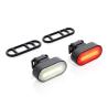 Conjunto de luz recargable para bicicleta USB de plástico reciclado RCS