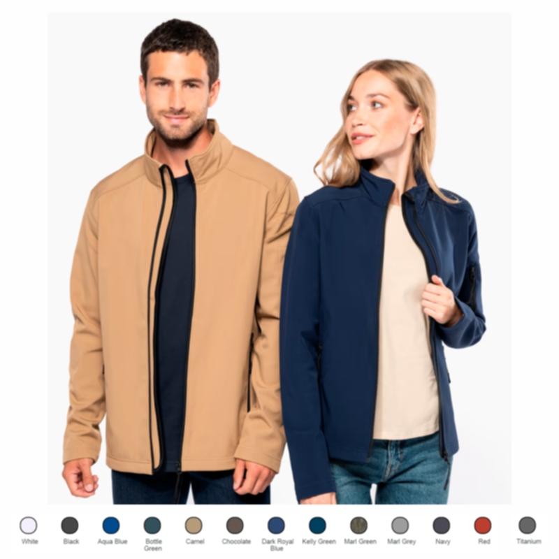 Chaqueta softshell de hombre y mujer Kariban®