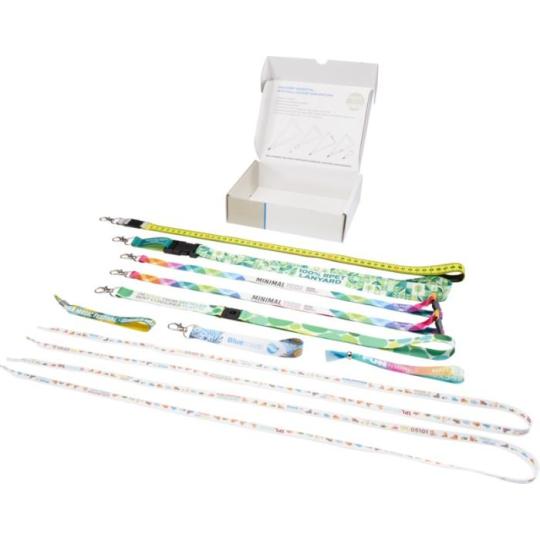 Caja de muestra de lanyard...