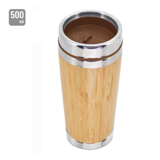 Vaso Termo Bambú Doble Capa...